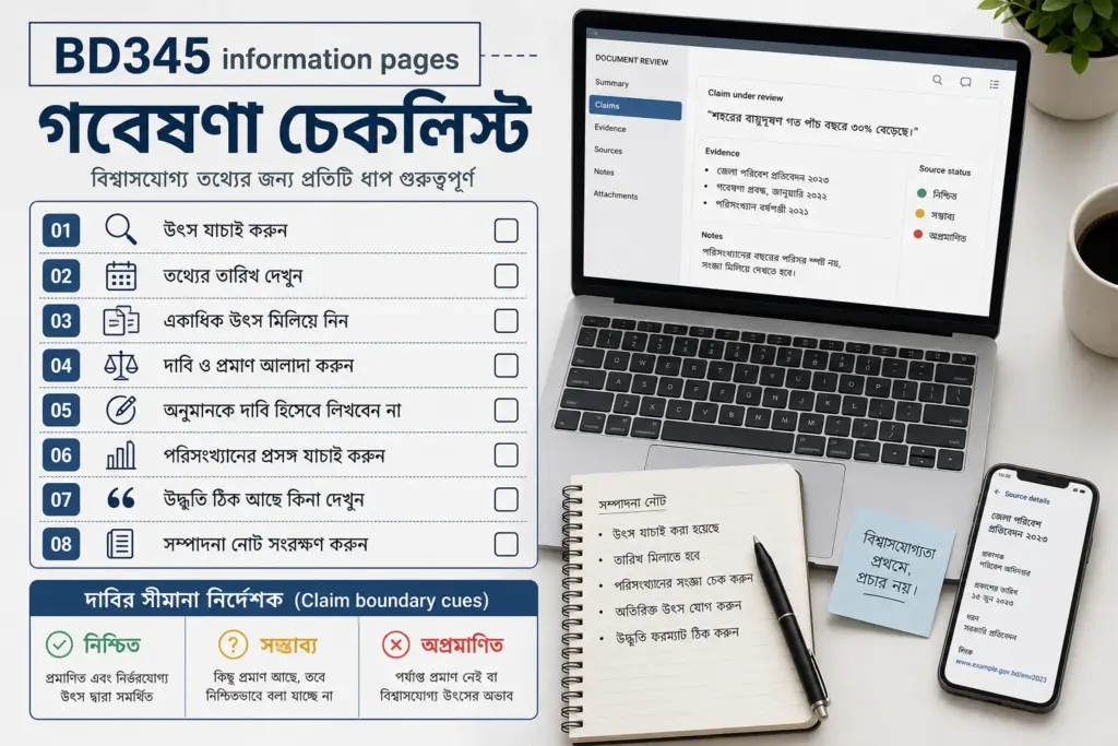 BD345 trust and fact checking guide