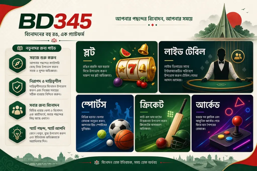BD345 casino games category guide
