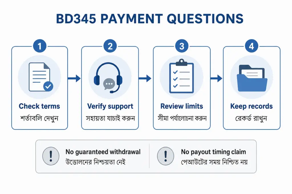 BD345 payment Bangladesh verification flow